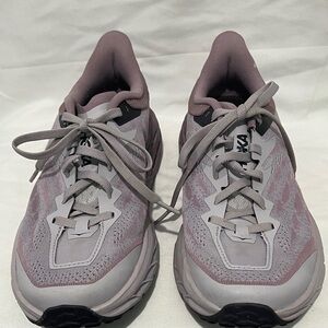 Hoka Women's Pink and Gray Athletic Shoes